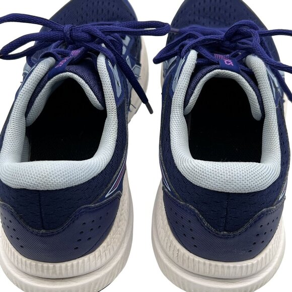 Asics Gel Contend 8 Womens 9W Running Shoes Athletic Dive Blue Soft Sky Sneaker - Picture 10 of 14